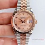 Rolex Datejust 2-Tone Rose Gold Jubilee Watch 36mm